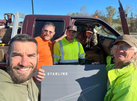 Hurricane Helene Starlinks Project